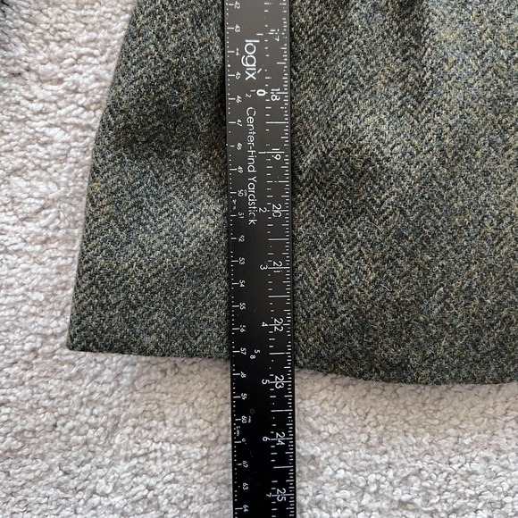 Boden British Tweed By Moon Herringbone Blazer Womens UK 10/ US 6 Green Wool - Picture 13 of 15